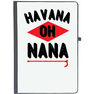                       UDNAG Ruled Notebook Diary 'Grand Father | 02 HAVANA OH NANA', [A5 80Pages 80GSM]                                              