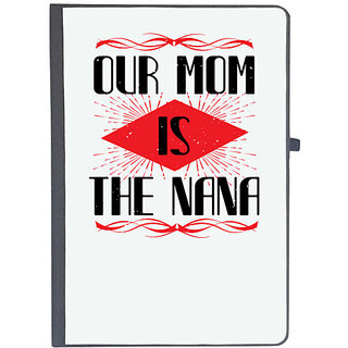                       UDNAG Ruled Notebook Diary 'Grand Father | our mom is the nana', [A5 80Pages 80GSM]                                              
