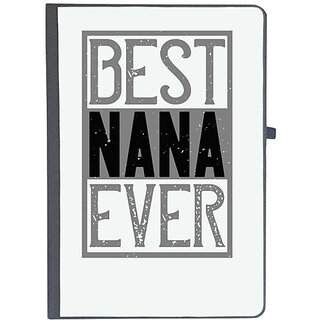                       UDNAG Ruled Notebook Diary 'Grand Father | 02 BEST NANA EVER', [A5 80Pages 80GSM]                                              
