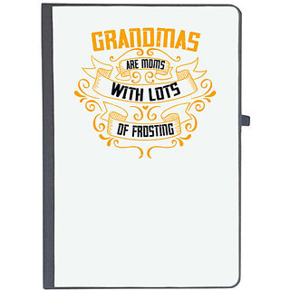                       UDNAG Ruled Notebook Diary 'Grand Mother | Grandmas are moms with lots of', [A5 80Pages 80GSM]                                              