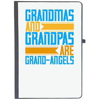                       UDNAG Ruled Notebook Diary 'Grand Mother | Grandmas and grandpas are grand-angels', [A5 80Pages 80GSM]                                              