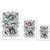 UDNAG Untearable Waterproof Stickers 155GSM 'Death' A4 x 1pc, A5 x 1pc & A6 x 2pc