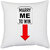 UDNAG White Polyester 'Marry me to win this' Pillow Cover [16 Inch X 16 Inch]