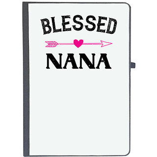                       UDNAG Ruled Notebook Diary 'Grand father | blessed nana', [A5 80Pages 80GSM]                                              