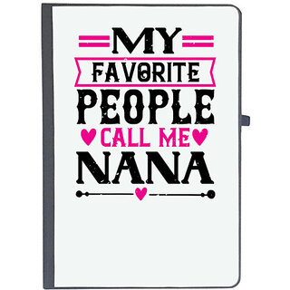                       UDNAG Ruled Notebook Diary 'Grand father | MY FAVORITE PEOPLE CALL', [A5 80Pages 80GSM]                                              