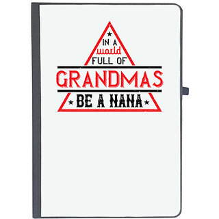                       UDNAG Ruled Notebook Diary 'Grand father | IN A WORLD FULL OF', [A5 80Pages 80GSM]                                              