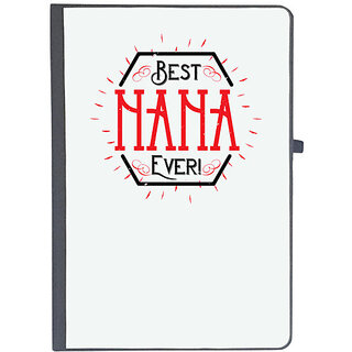                       UDNAG Ruled Notebook Diary 'Grand father | BEST NANA EVER', [A5 80Pages 80GSM]                                              