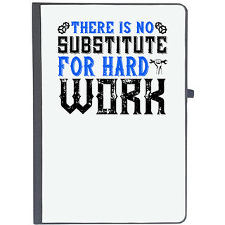                       UDNAG Ruled Notebook Diary 'Gym | 03.ther is no substitute for hard work', [A5 80Pages 80GSM]                                              