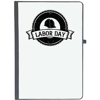                       UDNAG Ruled Notebook Diary 'Labor | I wish you a happy labor day', [A5 80Pages 80GSM]                                              