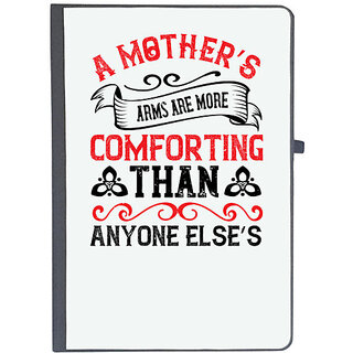                       UDNAG Ruled Notebook Diary 'Mother | A mothers arms are more comforting than anyone elses copy', [A5 80Pages 80GSM]                                              