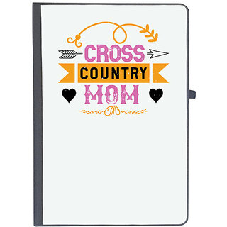                       UDNAG Ruled Notebook Diary 'Mother | cross country mom', [A5 80Pages 80GSM]                                              