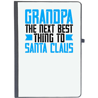                       UDNAG Ruled Notebook Diary 'Grand Father | grandpa Santa Claus', [A5 80Pages 80GSM]                                              