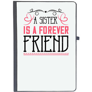                       UDNAG Ruled Notebook Diary 'Sister | A sister is a forever friend', [A5 80Pages 80GSM]                                              