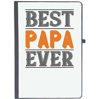                       UDNAG Ruled Notebook Diary 'Papa, Father | best papa ever 2', [A5 80Pages 80GSM]                                              