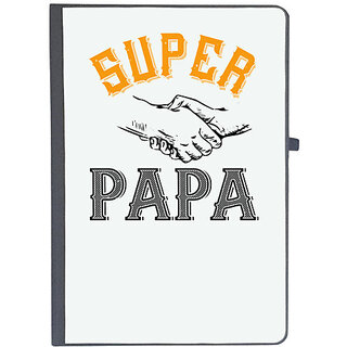                       UDNAG Ruled Notebook Diary 'Papa, Father | super papa', [A5 80Pages 80GSM]                                              
