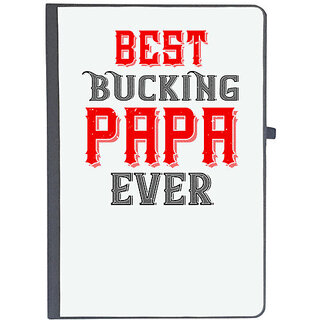                       UDNAG Ruled Notebook Diary 'Papa, Father | best buking papa ever', [A5 80Pages 80GSM]                                              