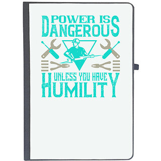                       UDNAG Ruled Notebook Diary 'Electrical Engineer | Power is dangerous unless you have humility', [A5 80Pages 80GSM]                                              