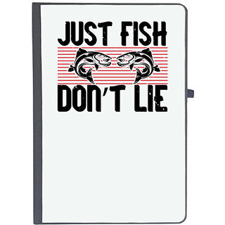                       UDNAG Ruled Notebook Diary 'Fishing | Just Fish, Dont Lie', [A5 80Pages 80GSM]                                              