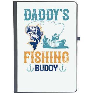                       UDNAG Ruled Notebook Diary 'Fishing | daddys fishing buddy', [A5 80Pages 80GSM]                                              