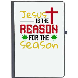                       UDNAG Ruled Notebook Diary 'Christmas | is the reason for the season', [A5 80Pages 80GSM]                                              