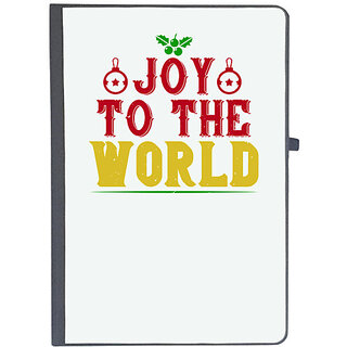                       UDNAG Ruled Notebook Diary 'Christmas | joy to the world', [A5 80Pages 80GSM]                                              