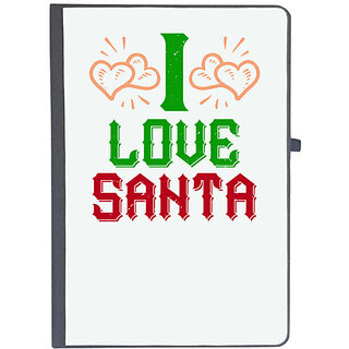                       UDNAG Ruled Notebook Diary 'Christmas | i love santa', [A5 80Pages 80GSM]                                              