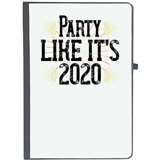                       UDNAG Ruled Notebook Diary 'Christmas | Party like its 2020', [A5 80Pages 80GSM]                                              