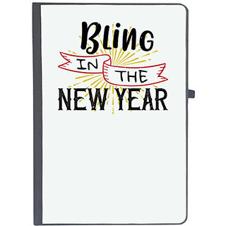                       UDNAG Ruled Notebook Diary 'Christmas | Bling in the New Year', [A5 80Pages 80GSM]                                              