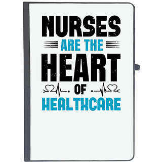                       UDNAG Ruled Notebook Diary 'Nurse | nurse are are heart healthcare', [A5 80Pages 80GSM]                                              
