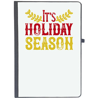                       UDNAG Ruled Notebook Diary 'Holiday,Christmas | Its holiday season', [A5 80Pages 80GSM]                                              
