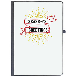                       UDNAG Ruled Notebook Diary 'Christmas | Seasons greetings', [A5 80Pages 80GSM]                                              