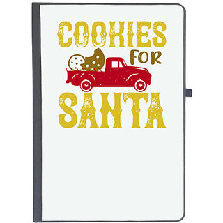                       UDNAG Ruled Notebook Diary 'Christmas | Cookies for Santa', [A5 80Pages 80GSM]                                              