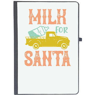                       UDNAG Ruled Notebook Diary 'Christmas | Milk for Santa', [A5 80Pages 80GSM]                                              