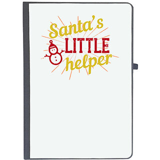                       UDNAG Ruled Notebook Diary 'Christmas | Santas little helper', [A5 80Pages 80GSM]                                              