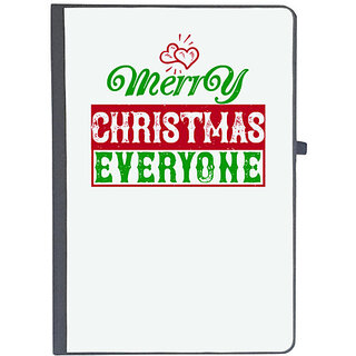                       UDNAG Ruled Notebook Diary 'Christmas | merry christmas everyone', [A5 80Pages 80GSM]                                              