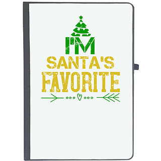                       UDNAG Ruled Notebook Diary 'Christmas | im santas favorite', [A5 80Pages 80GSM]                                              