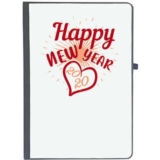                      UDNAG Ruled Notebook Diary 'Happy new year | happy new year 2020', [A5 80Pages 80GSM]                                              