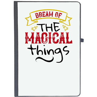                       UDNAG Ruled Notebook Diary 'Christmas | dream of the magical things', [A5 80Pages 80GSM]                                              