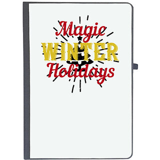                       UDNAG Ruled Notebook Diary 'Christmas | magic winter holidays', [A5 80Pages 80GSM]                                              