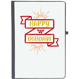                       UDNAG Ruled Notebook Diary 'Christmas | happy holidays', [A5 80Pages 80GSM]                                              