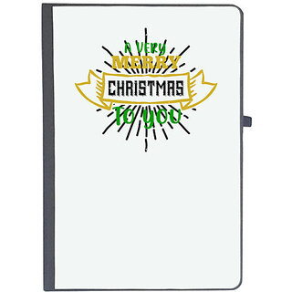                       UDNAG Ruled Notebook Diary 'Christmas | A very merry christmas to you', [A5 80Pages 80GSM]                                              