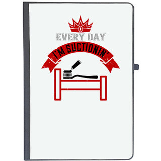                       UDNAG Ruled Notebook Diary 'Dentist | Every day i'm suctionin', [A5 80Pages 80GSM]                                              