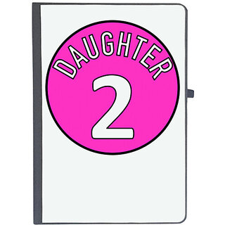                      UDNAG Ruled Notebook Diary 'Daughter | Daughter 2', [A5 80Pages 80GSM]                                              