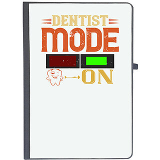                       UDNAG Ruled Notebook Diary 'Dentist | Dentist mode on', [A5 80Pages 80GSM]                                              