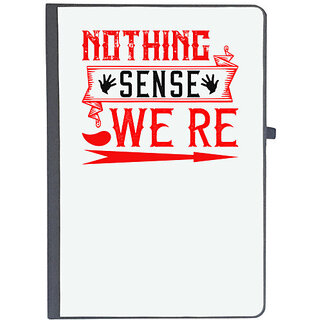                       UDNAG Ruled Notebook Diary 'Love | nothing sence we're', [A5 80Pages 80GSM]                                              