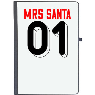                       UDNAG Ruled Notebook Diary 'Christmas | Mrs.santa 01', [A5 80Pages 80GSM]                                              