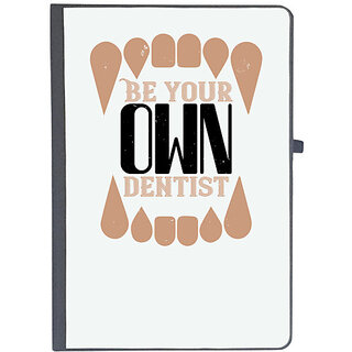                       UDNAG Ruled Notebook Diary 'Dentist | Be yoyr own dentist', [A5 80Pages 80GSM]                                              