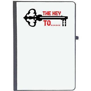                       UDNAG Ruled Notebook Diary 'Couple | the key to', [A5 80Pages 80GSM]                                              