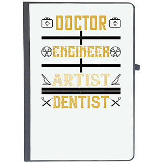                       UDNAG Ruled Notebook Diary 'Dentist | doctor engineer artist dentist', [A5 80Pages 80GSM]                                              