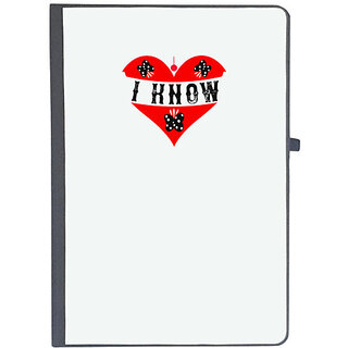                       UDNAG Ruled Notebook Diary 'Couple | Mrs. i know', [A5 80Pages 80GSM]                                              